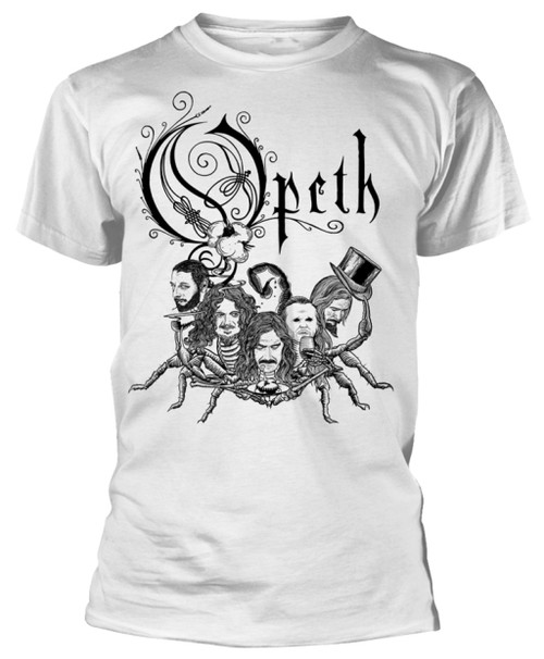 Opeth 'Scorpion Logo' (White) T-Shirt