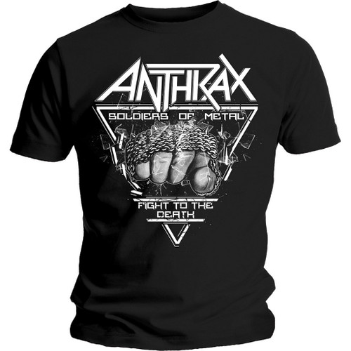 Anthrax 'Soldier Of Metal FTD' (Black) T-Shirt