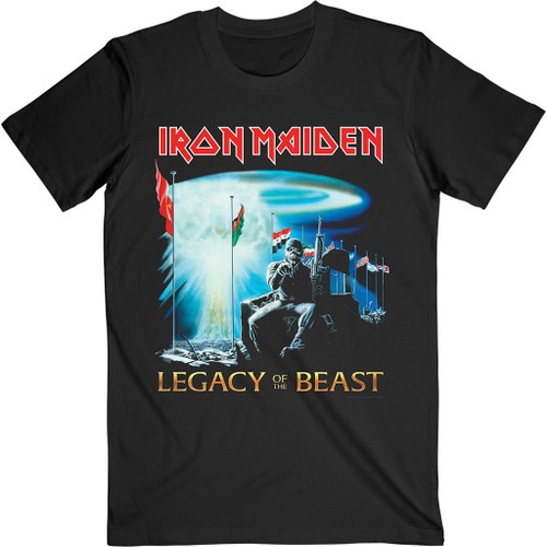 Iron Maiden 'Two Minutes To Midnight' (Black) T-Shirt Iron Maiden 'Two Minutes To Midnight' (Black) T-Shirt