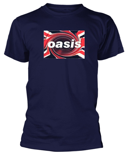 Oasis 'Union Jack' (Navy) T-Shirt