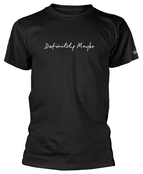 Oasis 'Definitely Maybe' (Black) T-Shirt