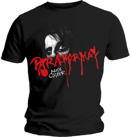 Alice Cooper 'Paranormal Eyes' (Black) T-Shirt