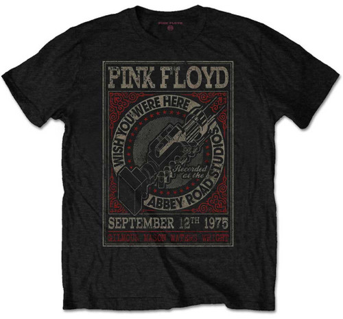 Pink Floyd 'WYWH Abbey Road Studios' (Black) T-Shirt