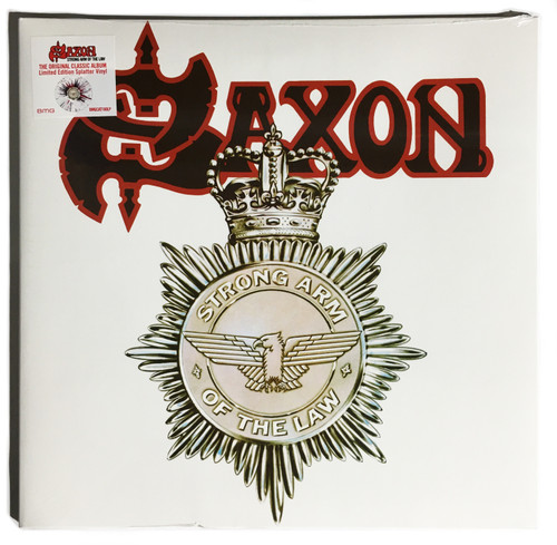 Saxon 'Strong Arm of the Law' Limited Edition Gatefold Sleeve Splatter LP Vinyl
