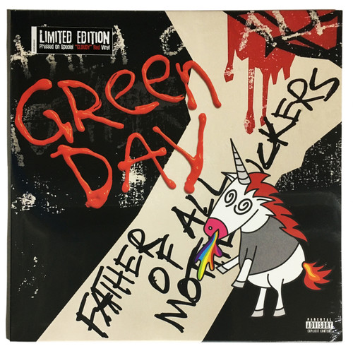 Green Day 'Father of All...' Limited Edition 'Cloudy' Red LP Vinyl