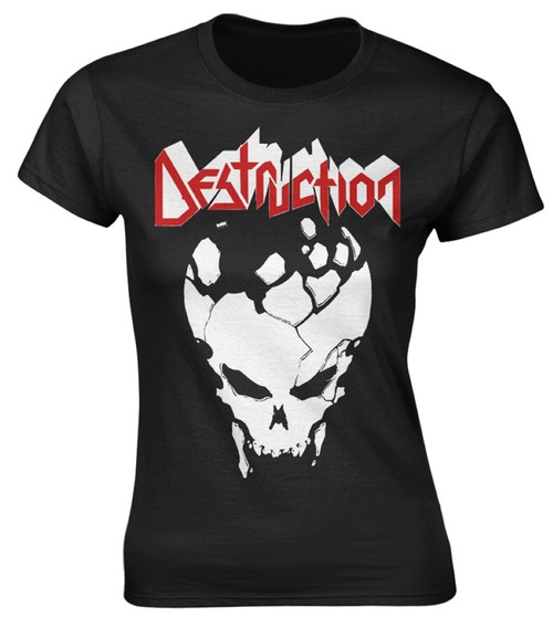 Destruction 'Est 84' (Black) Womens Fitted T-Shirt