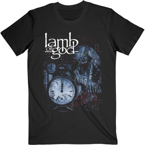 Lamb Of God 'Circuitry Skull Recolor' (Black) T-Shirt