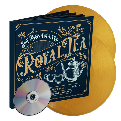 Joe Bonamassa 'Royal Tea' 2LP Gold Vinyl With 48 Page Artbook and CD
