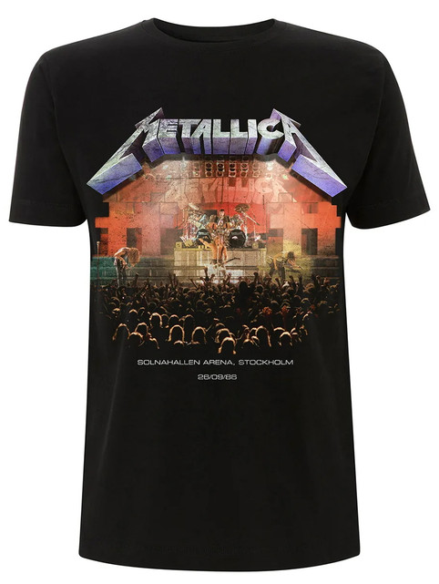 Metallica 'Stockholm 86' (Black) T-Shirt