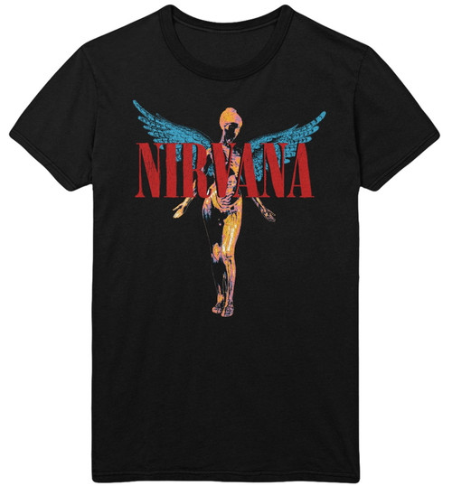 Nirvana 'Angelic' (Black) T-Shirt