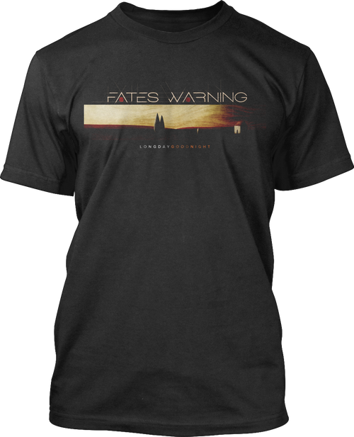 Fates Warning 'Long Day Good Night' (Black) T-Shirt