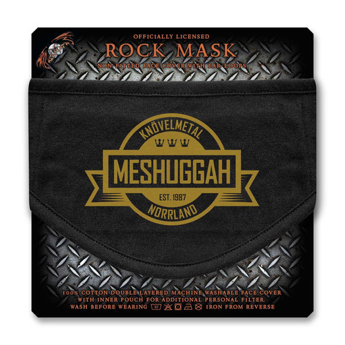 Meshuggah 'Crest' (Black) Face Mask