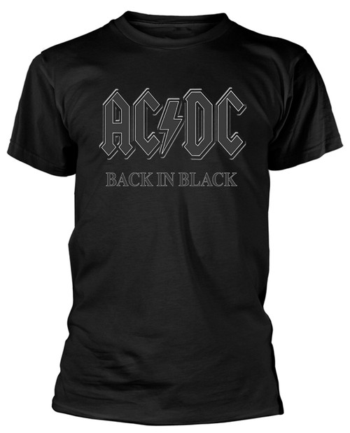 AC/DC 'Back In Black Album' (Black) T-Shirt