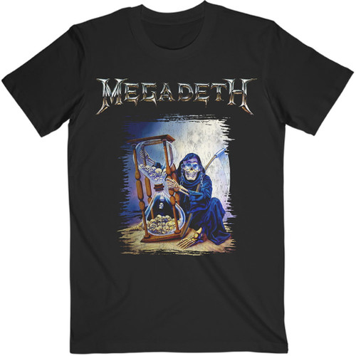 Megadeth 'Countdown Hourglass' (Black) T-Shirt