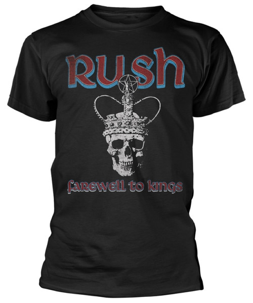 Rush 'Farewell To Kings' (Black) T-Shirt