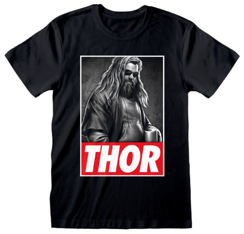 Marvel Avengers Endgame 'Thor Photo' (Black) T-Shirt