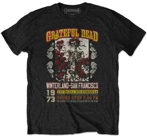 Grateful Dead 'San Francisco' (Black) Eco T-Shirt