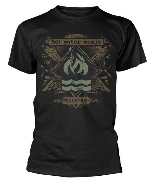 Hot Water Music 'Exister' (Black) T-Shirt