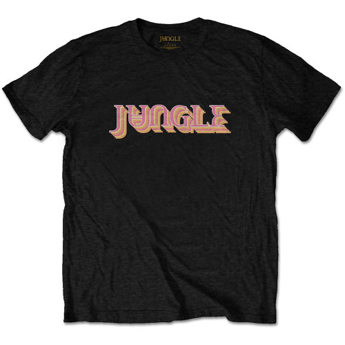 Jungle 'Colour Logo' (Black) T-Shirt