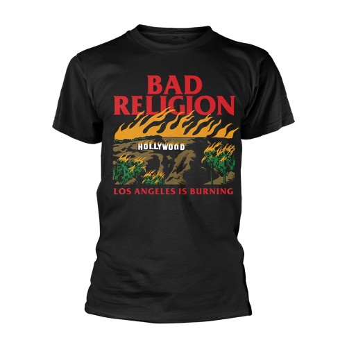 Bad Religion 'Burning' (Black) T-Shirt