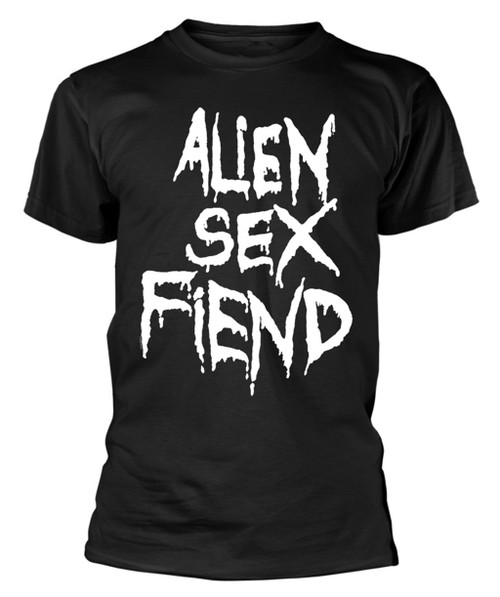 Alien Sex Fiend 'Logo' (Black) T-Shirt