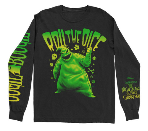 The Nightmare Before Christmas 'Roll The Dice' (Black) Long Sleeve Shirt