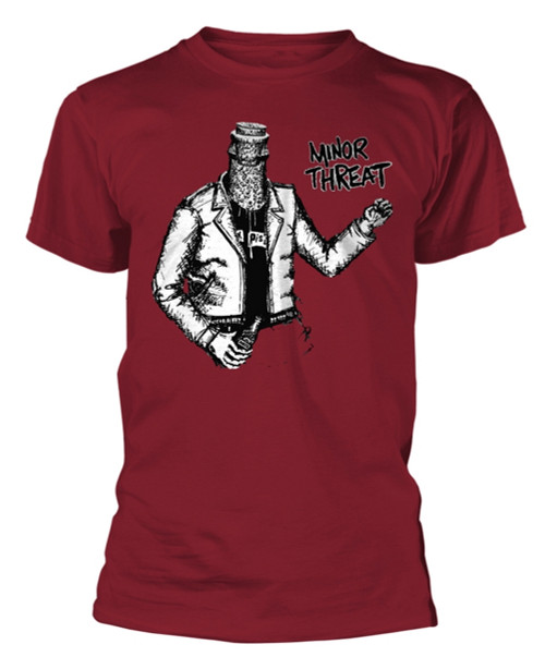 Minor Threat 'Bottled Violence' (Red) T-Shirt