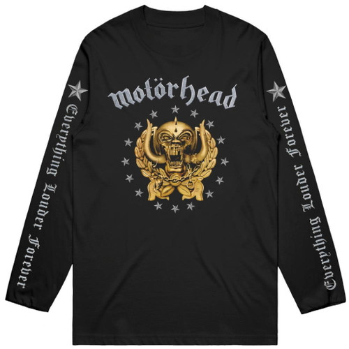 Motorhead 'Everything Louder Forever' (Black) Long Sleeve Shirt