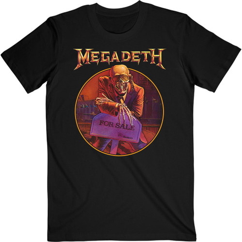 Megadeth 'Peace Sells...Tracklist' (Black) T-Shirt