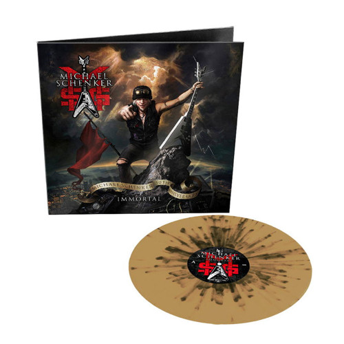 MSG (Michael Schenker Group) 'Immortal' LP Gold Black Splatter Vinyl