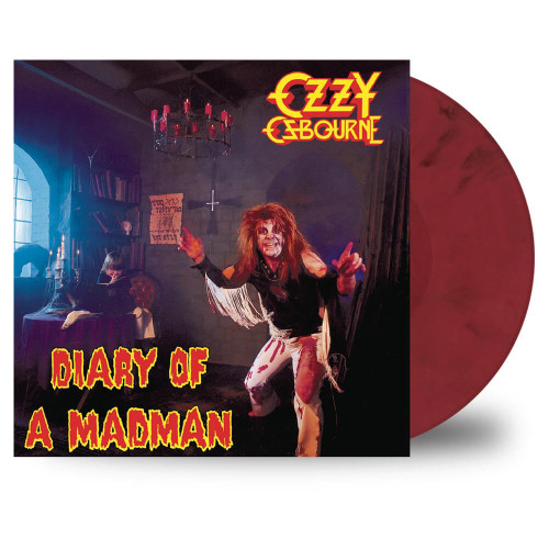 Ozzy Osbourne 'Diary of A Madman' LP Red Black Swirl Vinyl