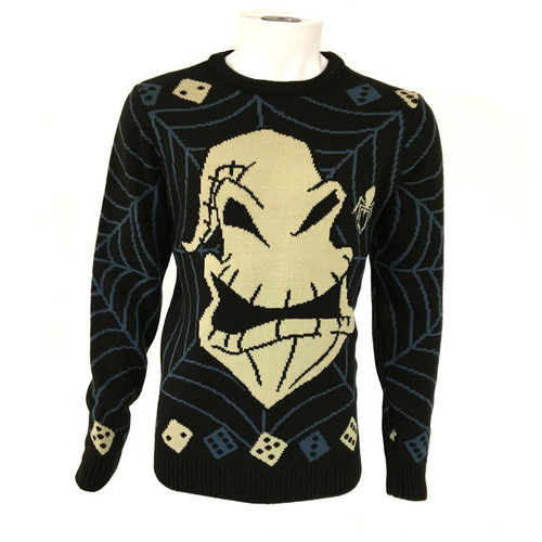 The Nightmare Before Christmas 'Oogie Boogie' (Multicoloured) Knitted Sweatshirt