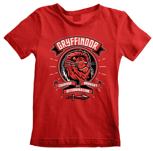 Harry Potter 'Comic Style Gryffindor' (Red) Kids T-Shirt