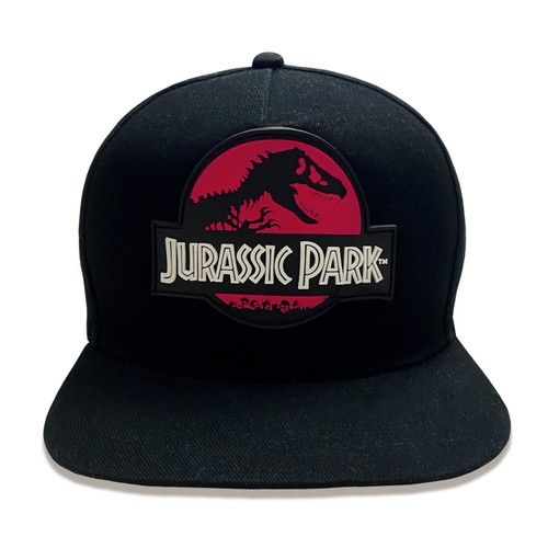 Jurassic Park 'Red Logo' (Black) Snapback Cap