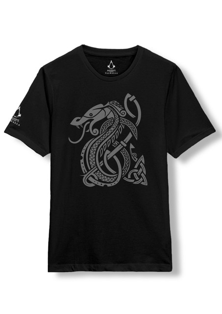 Assassin's Creed - Valhalla 'Snake' (Black) T-Shirt