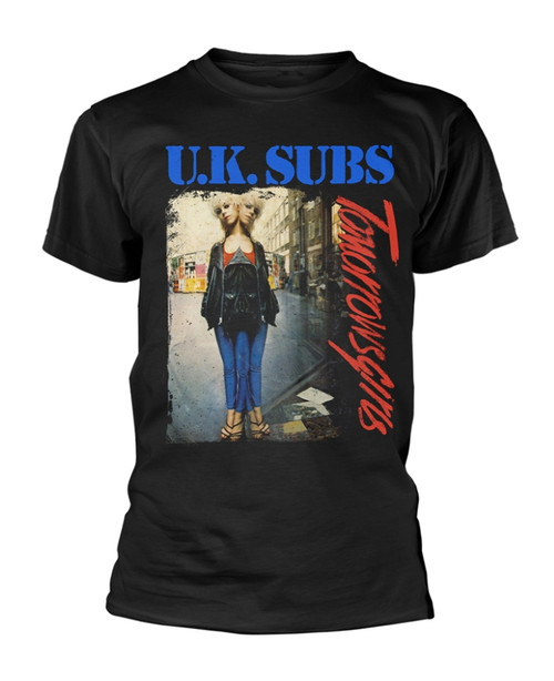 UK Subs 'Tomorrows Girls' (Black) T-Shirt