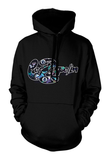 Led Zeppelin 'III' (Black) Pull Over Hoodie