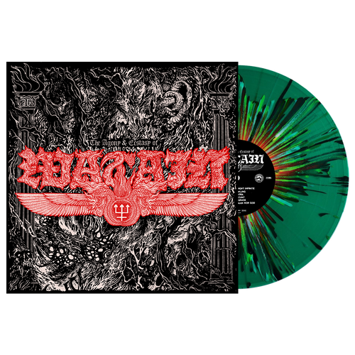 Watain 'The Agony & Ecstasy of Watain' LP Gatefold Green with Rainbow Splatter Vinyl