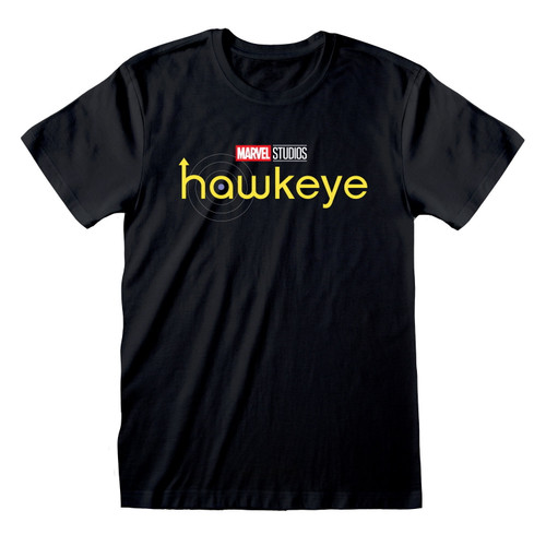 Marvel Hawkeye 'Logo' (Black) T-Shirt