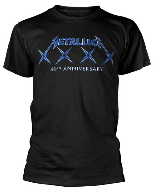 Metallica '40 XXXX' (Black) T-Shirt