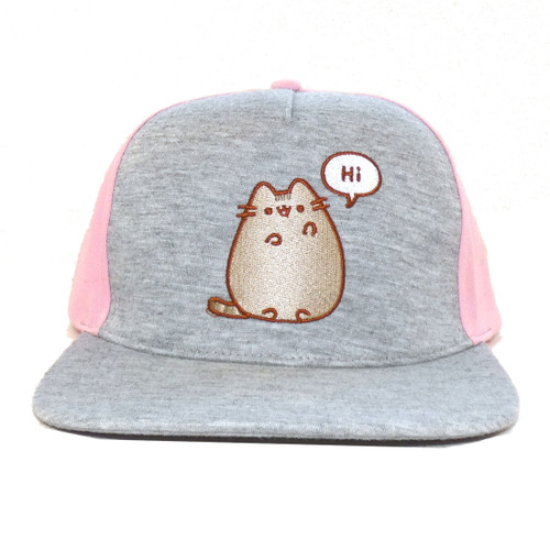 Pusheen 'Hi' (Grey) Snapback Cap