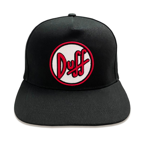 The Simpsons 'Duff Logo' (Black) Baseball Cap