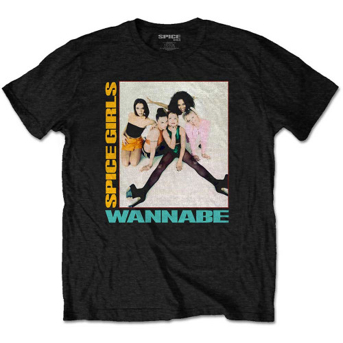 Spice Girls 'Wannabe' (Black) T-Shirt