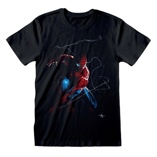 Spider-Man 'Spidey Art' (Black) T-Shirt