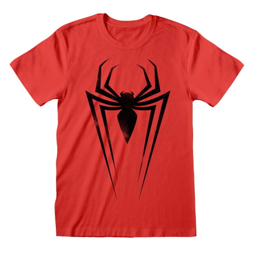 Spider-Man 'Black Spider Symbol' (Red) T-Shirt