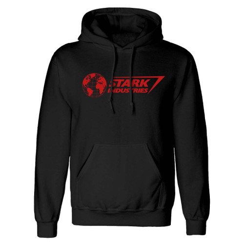 Marvel Iron Man 'Stark Industries' (Black) Pull Over Hoodie