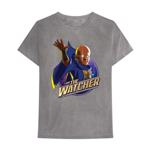 Marvel What If...? 'I Am The Watcher' (Grey) T-Shirt