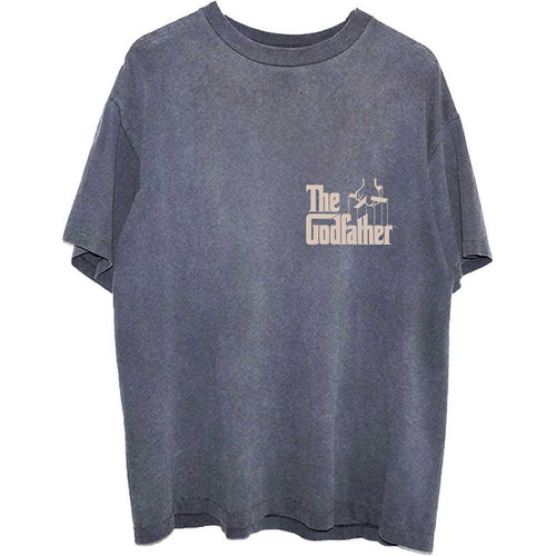 The Godfather 'Sleeps With The Fishes' (Grey) T-Shirt Front