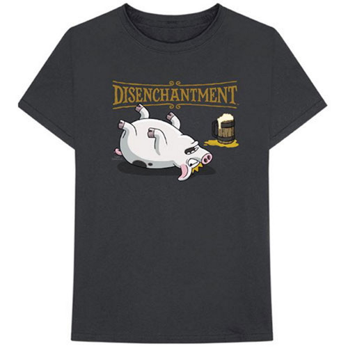 Disenchantment 'Pig' (Grey) T-Shirt