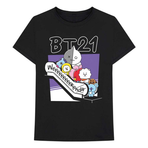 BT21 'Weekend' (Black) T-Shirt